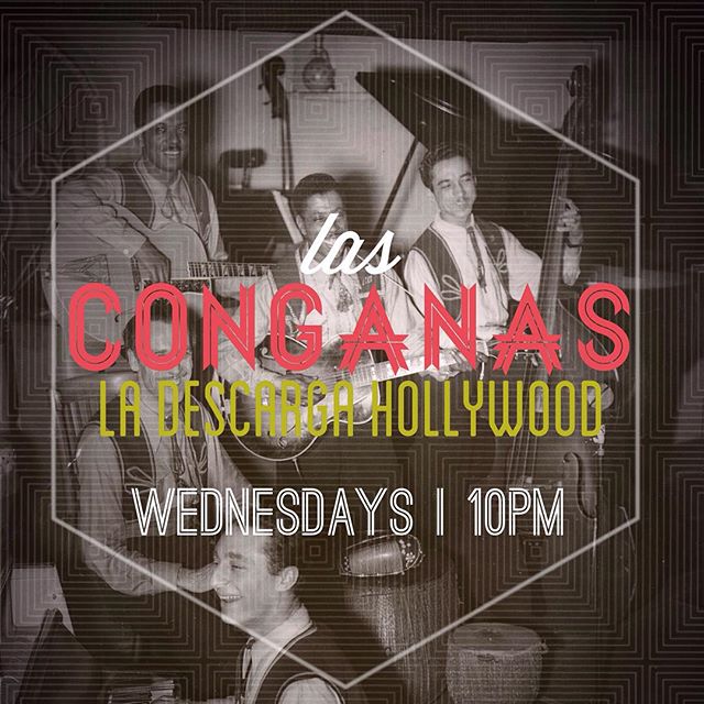 Have you been to La Descarga on a Wednesday? Conganas keep us dancing every week. Tag a friend who loves to dance! #salsa #conganas #lanightlife #losangeles #livemusic #latinjazz