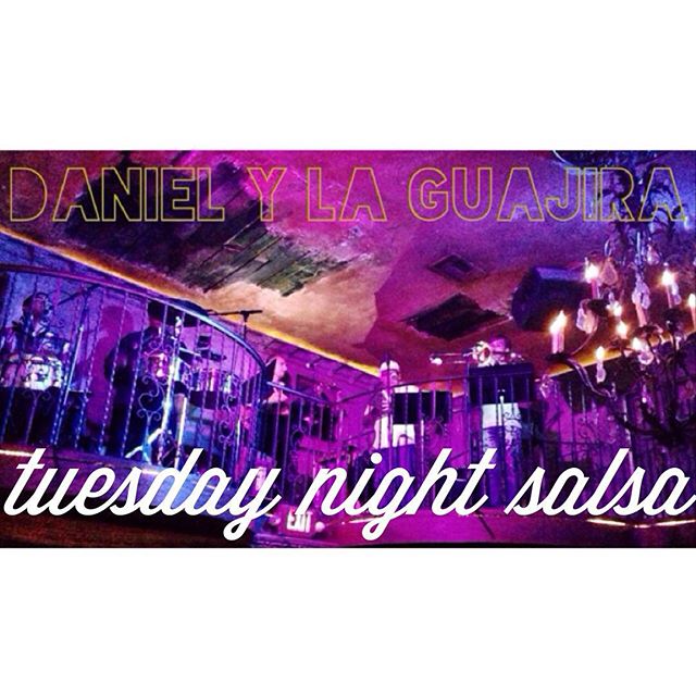 Tonight! It's #tuesdaynightsalsa with our friends Daniel y la Guajira! Come early for free salsa lessons from 8:30-9:30! 
Walk-ins welcome. 
Tag your dance partner! 

#salsa #salsadancing #salsalessons #salsaverde