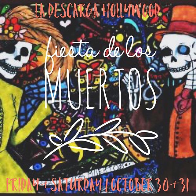 It's Halloween weekend! Celebrate in style con tu familia here at La Descarga. We're decking the place out just for you- so get decked out for us! Upscale costumes are encouraged. 

Both Friday and Saturday evenings will feature spooky salsa sounds, Dia de los Muertos-inspired burlesque, and all the dancing you can handle. No cover, but reservations are required. Make yours now at www.ladescargala.com!