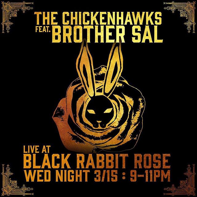 TONIGHT ! Join us and @brothersal_dmc in the Rose Theatre! Don't miss this show!! 9 PM SHARP. NO COVER. (AND, dress like you mean it...) #BlackRabbitRose #BlackRabbitRoseLA #BrotherSal #Chickenhawks #Gospel #Jazz #Blues #Music #Piano