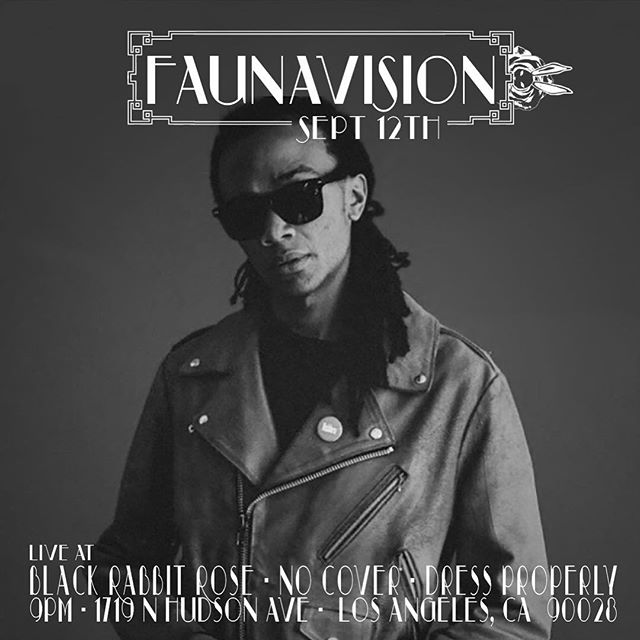 TONIGHT @faunavision 9PM #livemusic #houstonhospitality #blackrabbitrose