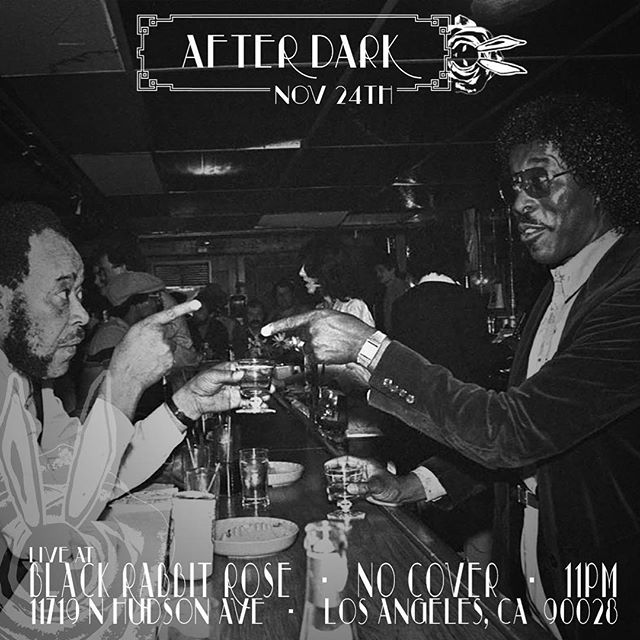 After Dark Live Blues continues tonight at 11PM only @blackrabbitrose