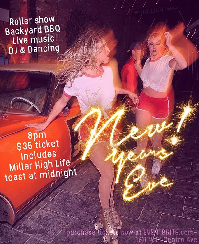 New Years Eve is right around the corner! Bring 2018 in right ~ Get your tickets on Eventbrite.com before they sell out~ Roller Show by the @larollergirls ~ Live Music by the Good Time Boys~ Dancing tunes by @nonservium23 ~ $35 dollar entrance fee at the door included a @millerhighlife toast  write reservations@goodtimesatdaveywaynes.com to book a table #comeandgetit #newyearseveparty #2018 #dancing #fun #party #resolvetohavefun