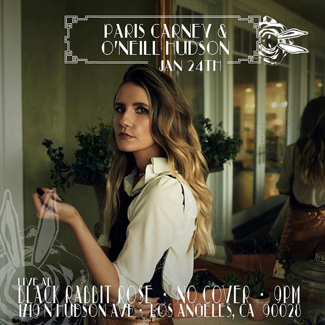 Get swept away by the ethereal sounds of @pariscarney & @oneillhudsonsings 9PM | No Cover